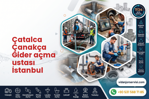 Çatalca Çanakça Gider açma ustası İstanbul