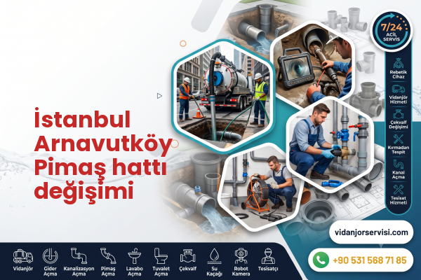 İstanbul Arnavutköy Pimaş hattı değişimi