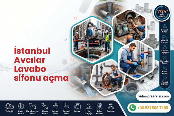 İstanbul Avcılar Lavabo sifonu açma