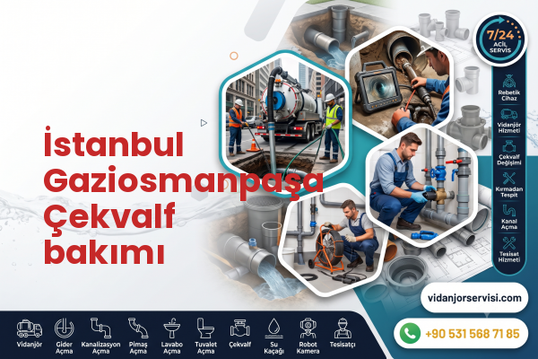 İstanbul Gaziosmanpaşa Çekvalf bakımı