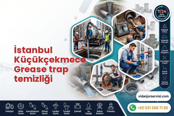 İstanbul Küçükçekmece Grease trap temizliği
