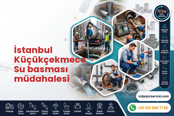İstanbul Küçükçekmece Su basması müdahalesi