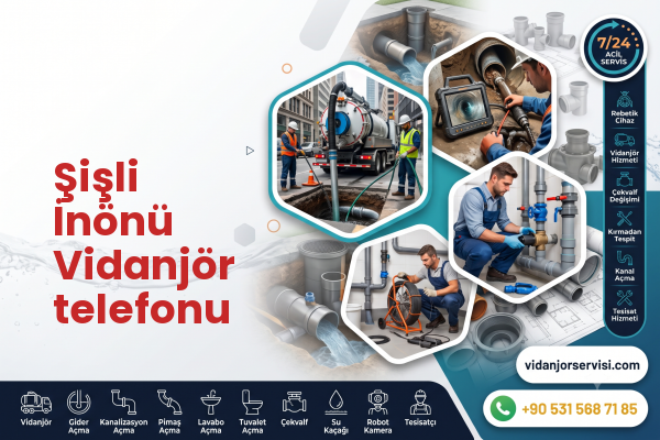Şişli İnönü Vidanjör telefonu