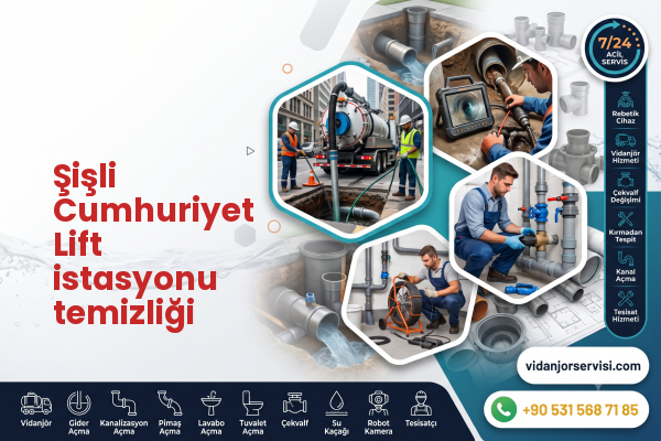 Şişli Cumhuriyet Lift istasyonu temizliği