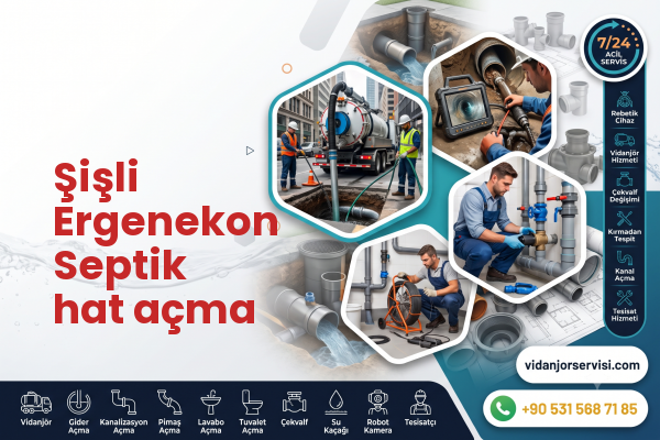 Şişli Ergenekon Septik hat açma