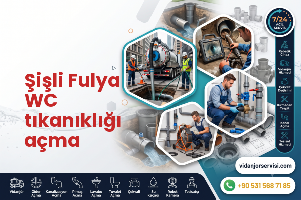Şişli Fulya WC tıkanıklığı açma