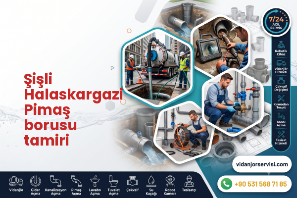 Şişli Halaskargazi Pimaş borusu tamiri