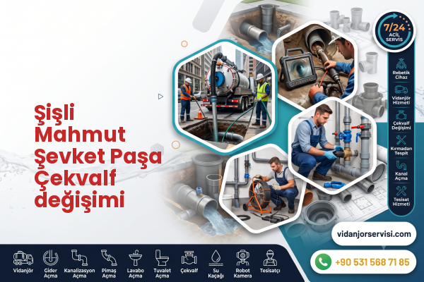 Şişli Mahmut Şevket Paşa Çekvalf değişimi