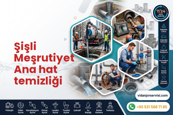 Şişli Meşrutiyet Ana hat temizliği