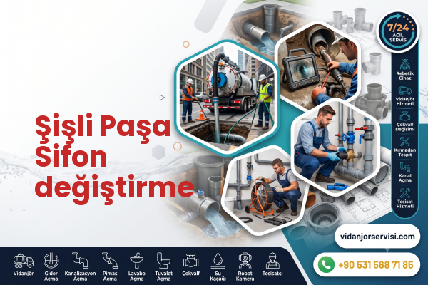 Şişli Paşa Sifon değiştirme