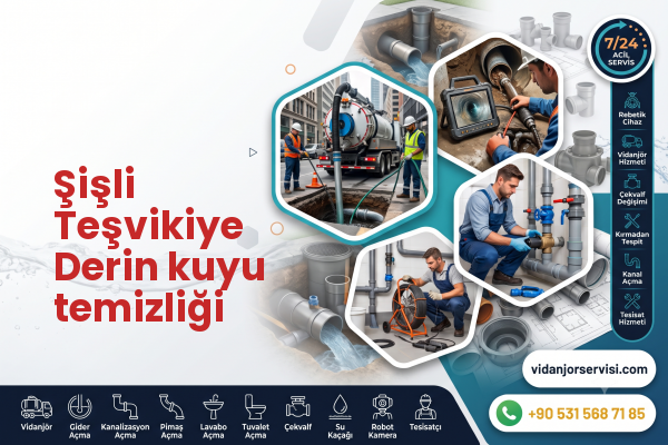 Şişli Teşvikiye Derin kuyu temizliği