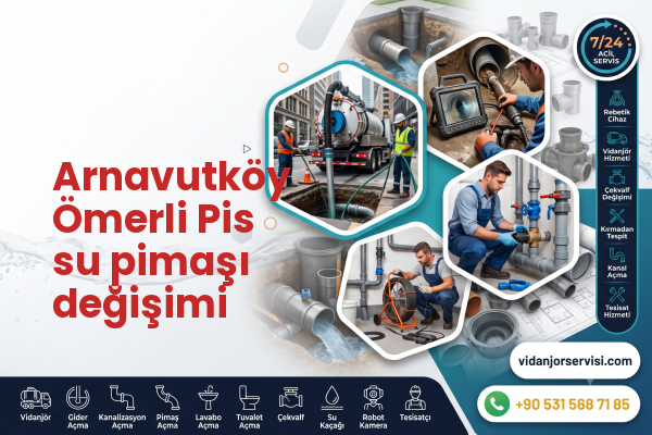Arnavutköy Ömerli Pis su pimaşı değişimi