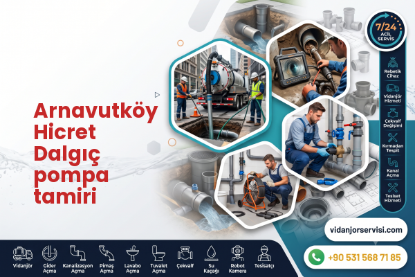 Arnavutköy Hicret Dalgıç pompa tamiri