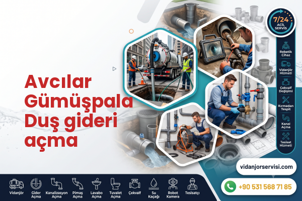 Avcılar Gümüşpala Duş gideri açma