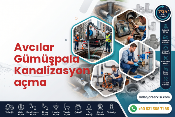 Avcılar Gümüşpala Kanalizasyon açma