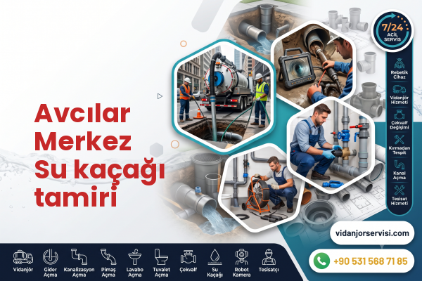 Avcılar Merkez Su kaçağı tamiri