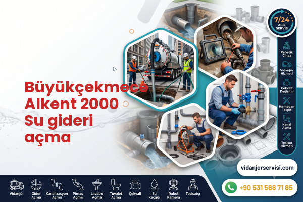 Büyükçekmece Alkent 2000 Su gideri açma