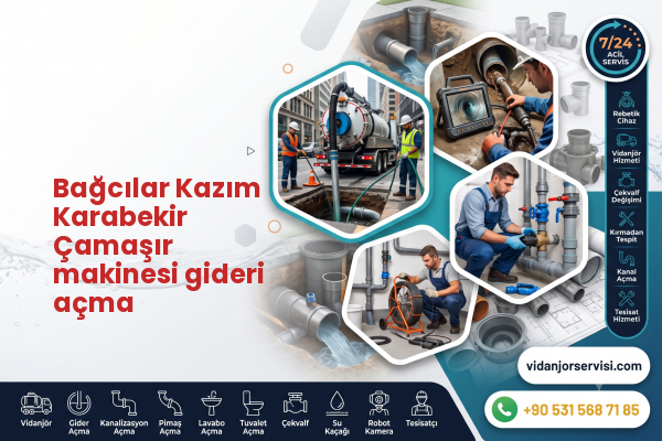 Bağcılar Kazım Karabekir Çamaşır makinesi gideri açma
