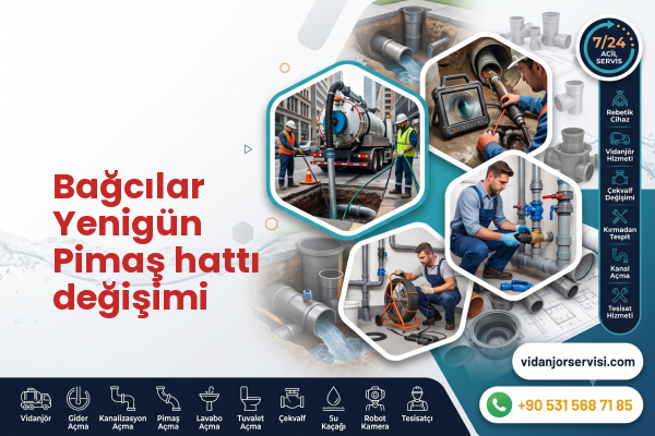 Bağcılar Yenigün Pimaş hattı değişimi