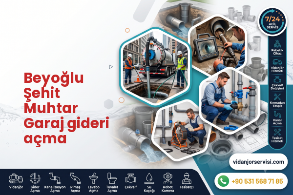 Beyoğlu Şehit Muhtar Garaj gideri açma