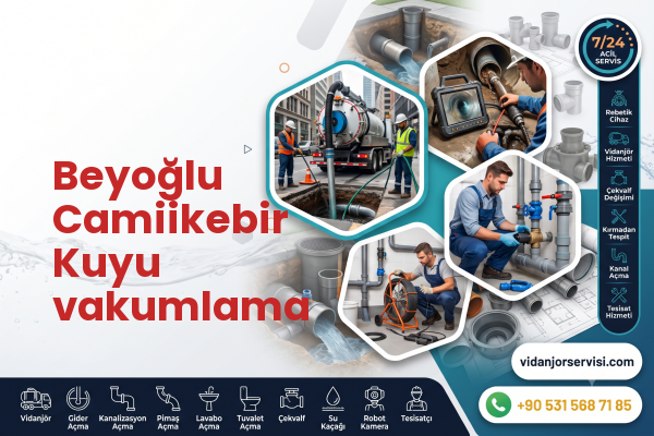 Beyoğlu Camiikebir Kuyu vakumlama