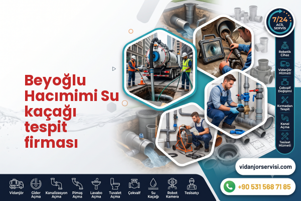 Beyoğlu Hacımimi Su kaçağı tespit firması