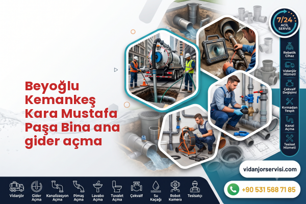 Beyoğlu Kemankeş Kara Mustafa Paşa Bina ana gider açma