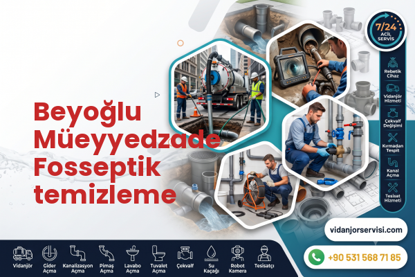 Beyoğlu Müeyyedzade Fosseptik temizleme