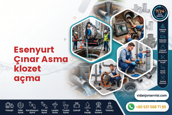 Esenyurt Çınar Asma klozet açma