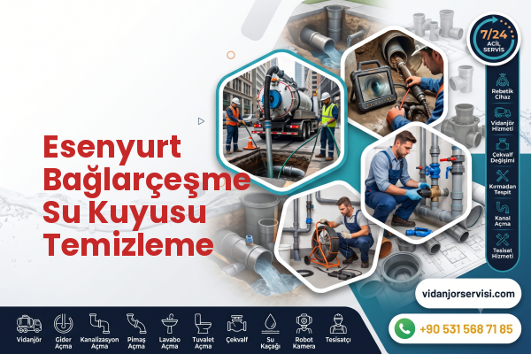 Esenyurt Bağlarçeşme Su Kuyusu Temizleme