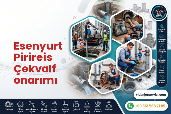 Esenyurt Pirireis Çekvalf onarımı