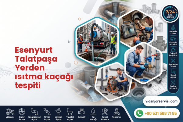 Esenyurt Talatpaşa Yerden ısıtma kaçağı tespiti
