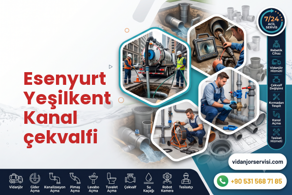 Esenyurt Yeşilkent Kanal çekvalfi