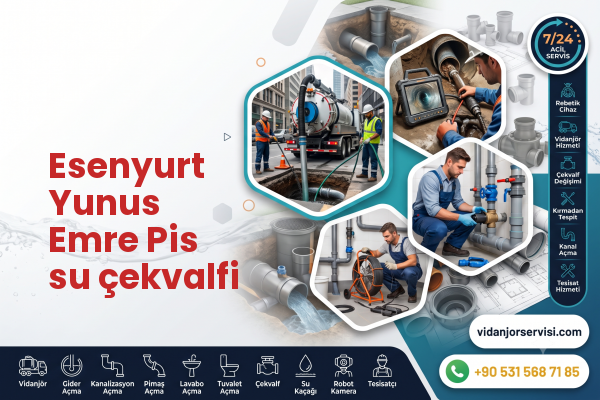 Esenyurt Yunus Emre Pis su çekvalfi
