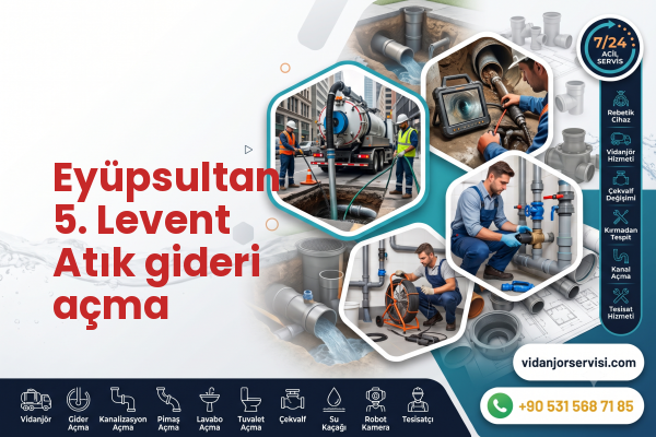 Eyüpsultan 5. Levent Atık gideri açma