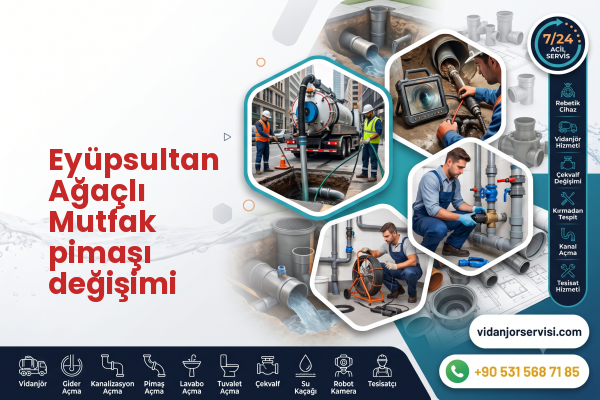 Eyüpsultan Ağaçlı Mutfak pimaşı değişimi