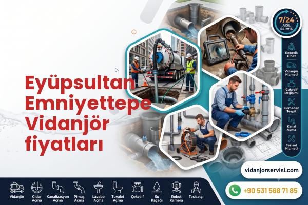 Eyüpsultan Emniyettepe Vidanjör fiyatları