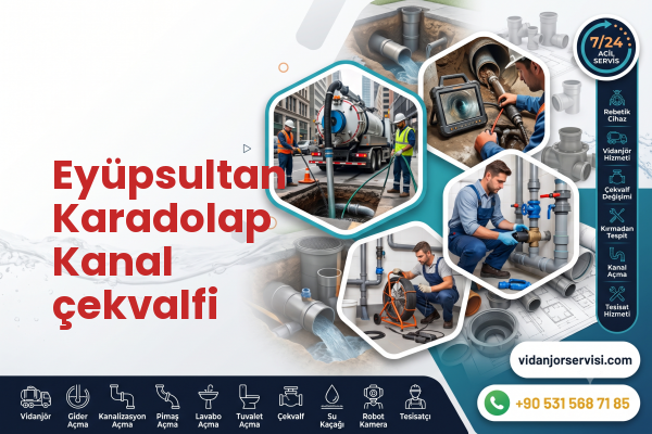 Eyüpsultan Karadolap Kanal çekvalfi