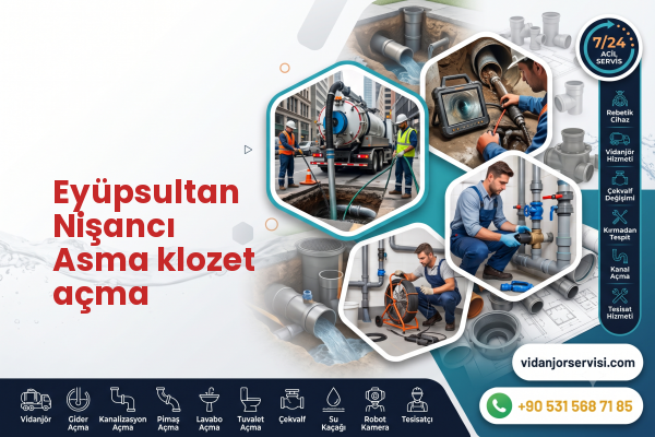 Eyüpsultan Nişancı Asma klozet açma