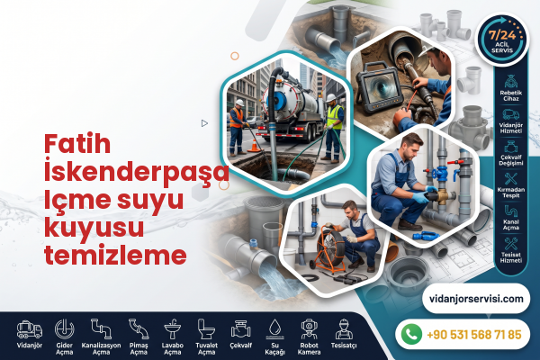 Fatih İskenderpaşa Içme suyu kuyusu temizleme