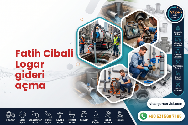 Fatih Cibali Logar gideri açma