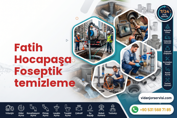 Fatih Hocapaşa Foseptik temizleme