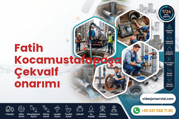 Fatih Kocamustafapaşa Çekvalf onarımı