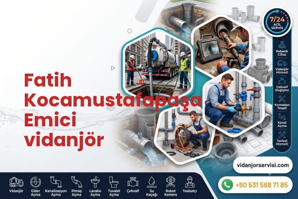 Fatih Kocamustafapaşa Emici vidanjör