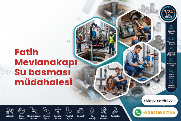 Fatih Mevlanakapı Su basması müdahalesi