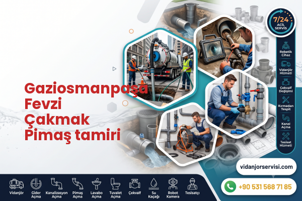 Gaziosmanpaşa Fevzi Çakmak Pimaş tamiri