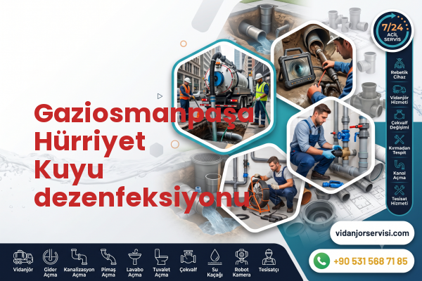 Gaziosmanpaşa Hürriyet Kuyu dezenfeksiyonu