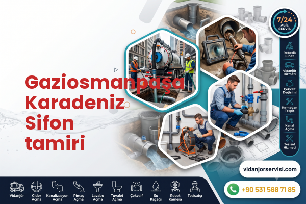 Gaziosmanpaşa Karadeniz Sifon tamiri