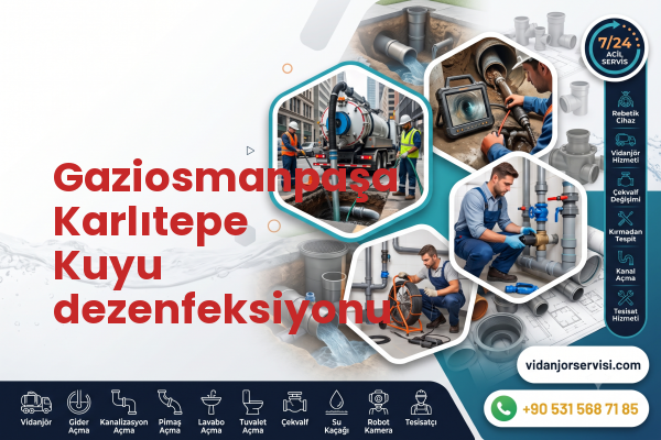 Gaziosmanpaşa Karlıtepe Kuyu dezenfeksiyonu