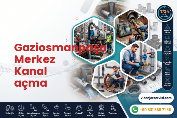 Gaziosmanpaşa Merkez Kanal açma